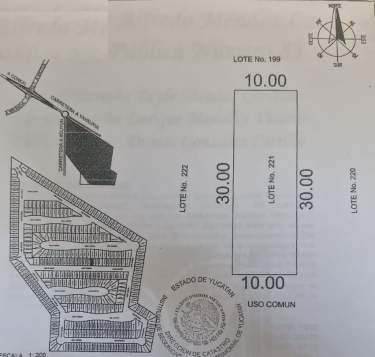 Fotografía 11 de Terreno En Venta De 300 M2 Dentro De Privada Yaxlum Con Amenidades