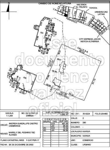 Fotografía 2 de Venta De Terreno Comercial En Periférico Norte, Mérida. Zona Comercial